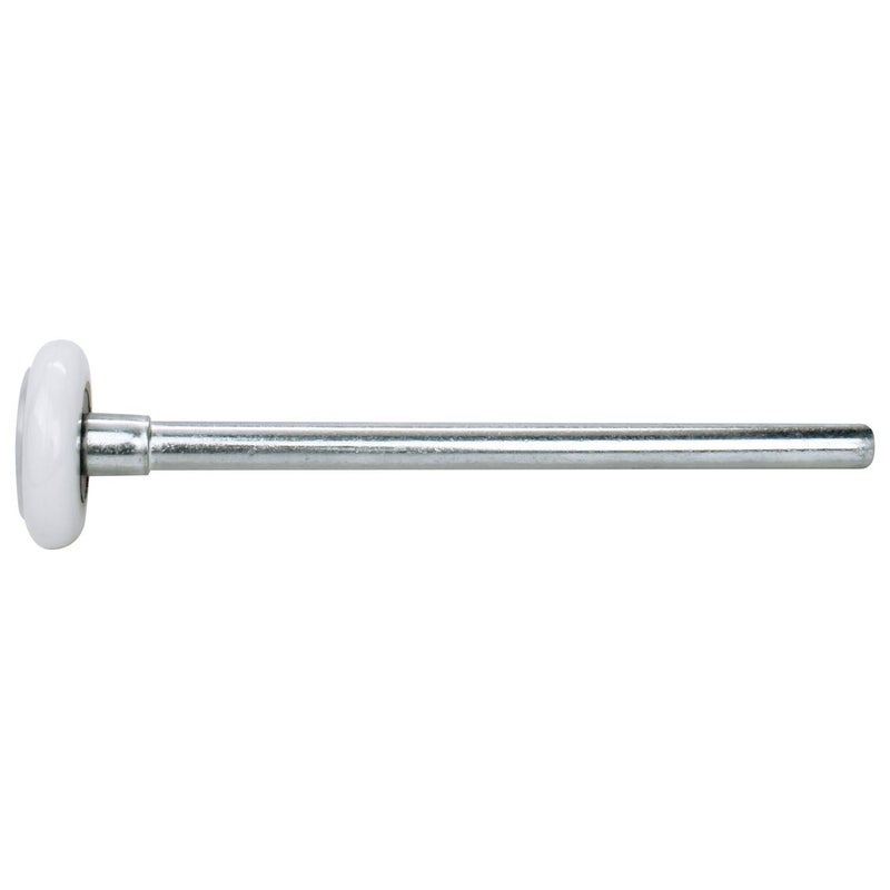 HARDWAREX SUPPLY HardwareX إمدادات بكرات أبواب الجراج محكمة الإغلاق من النايلون 2 بوصة، محامل كروية عالية الأداء 6200ZZ (12 عبوة، ساق 7 بوصة) - Image 3